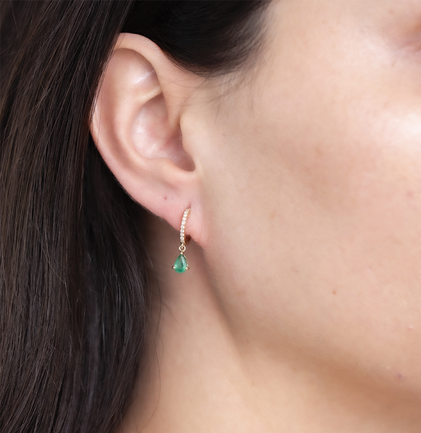 diamond & emerald drops