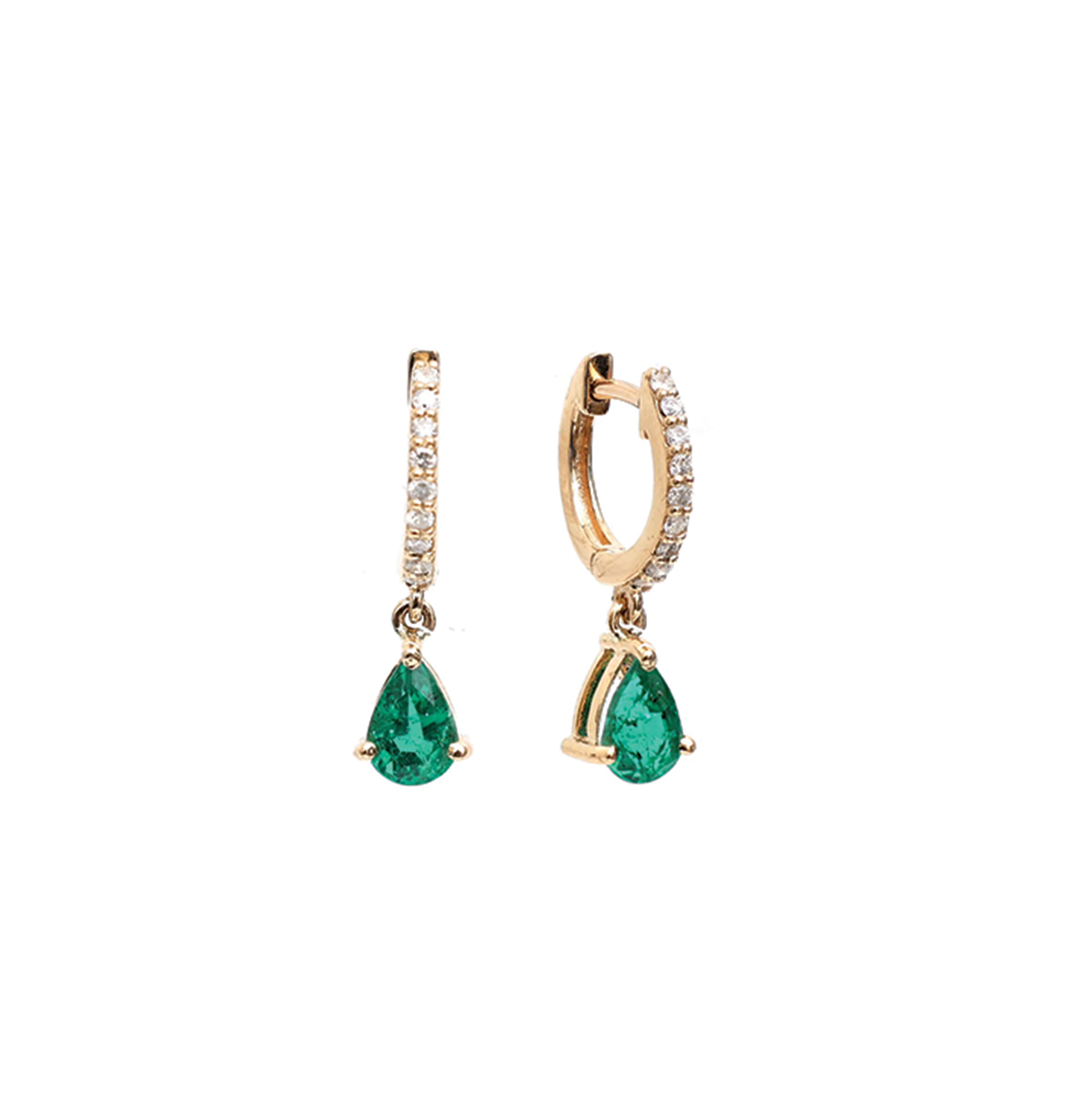 diamond & emerald drops