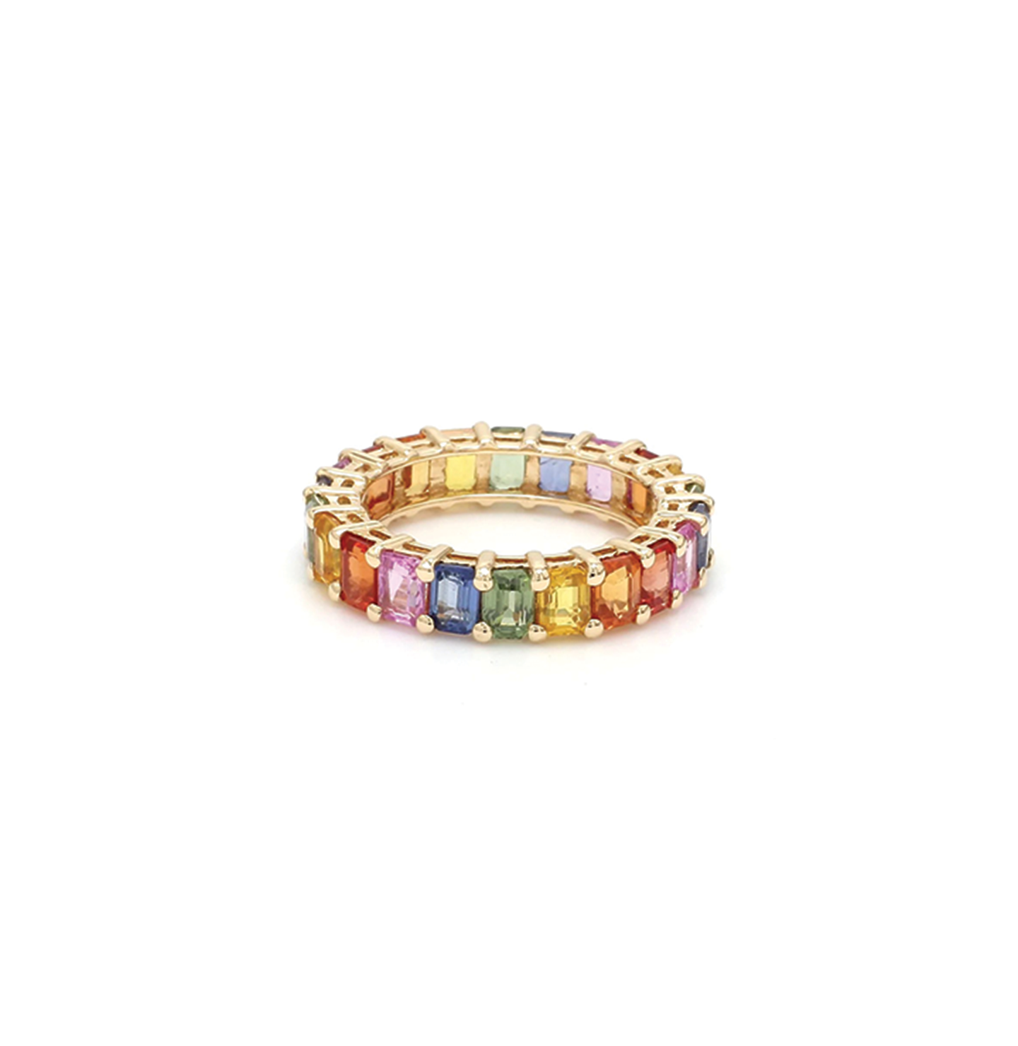 rainbow sapphire ring