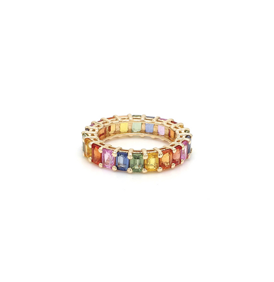 rainbow sapphire ring