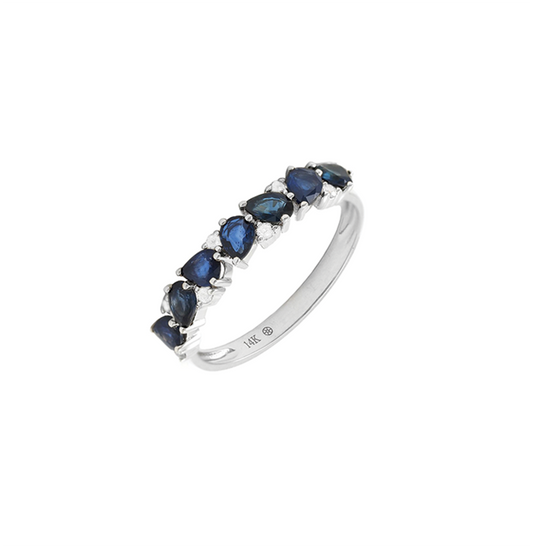 sapphire & diamond ring